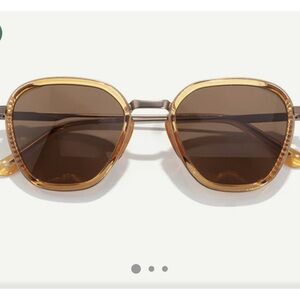 Sunski Bernina Sunglasses, Desert Amber Lens Polarized Aviation Inspired BNIB